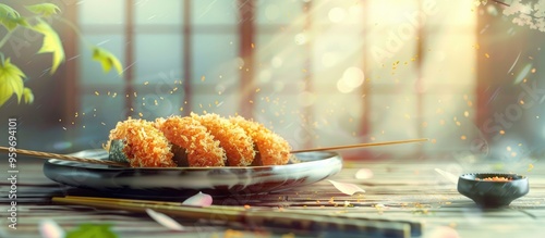 Japanese cuisine featuring ...