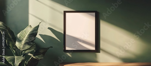 Photo frame mockup displaye...