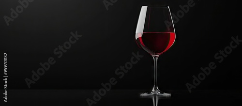 A glass containing fine red...