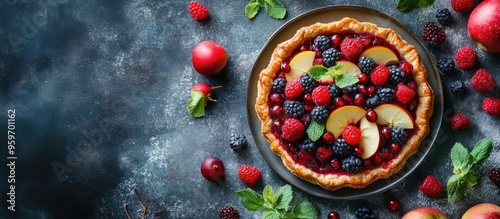 homemade pastry filled with...