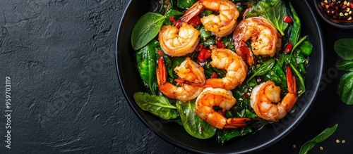 Chinese cuisine shrimp and ...