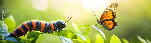 Caterpillar and Butterfly S...