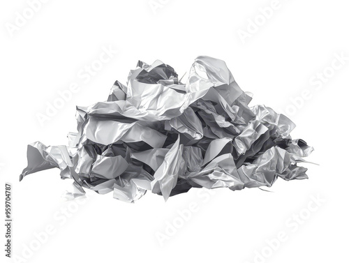 Wallpaper Mural Crumpled Paper Texture White Paper Abstract Background Torontodigital.ca