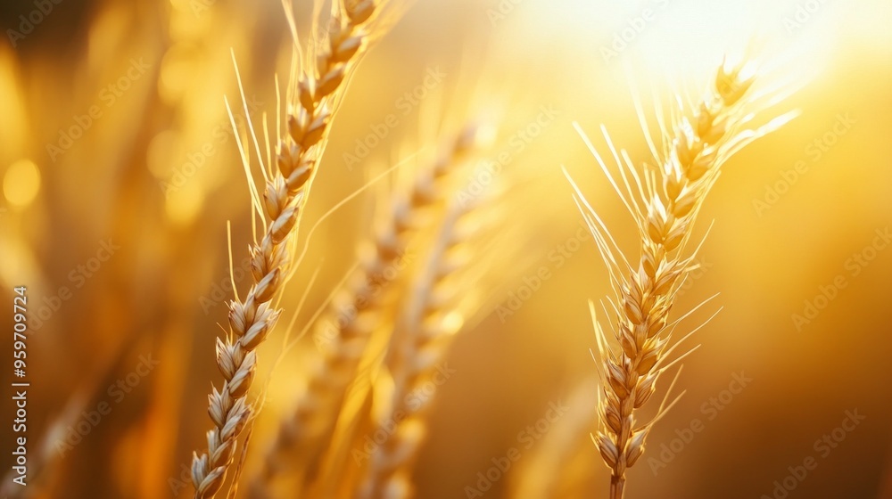 Golden Wheat Field, a serene landscape showcasing waves of golden wheat gently swaying in a sunlit expanse, embodying the essence of a tranquil summer day. Golden Wheat Field, a serene landscape showcasing waves of golden wheat gently swaying in a sunlit expanse, embodying the essence of a tranquil summer day.