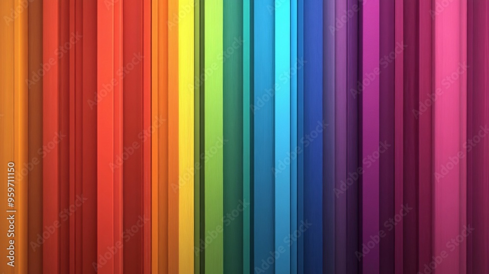 Vertical Rainbow Stripes Background Vertical Rainbow Stripes Background