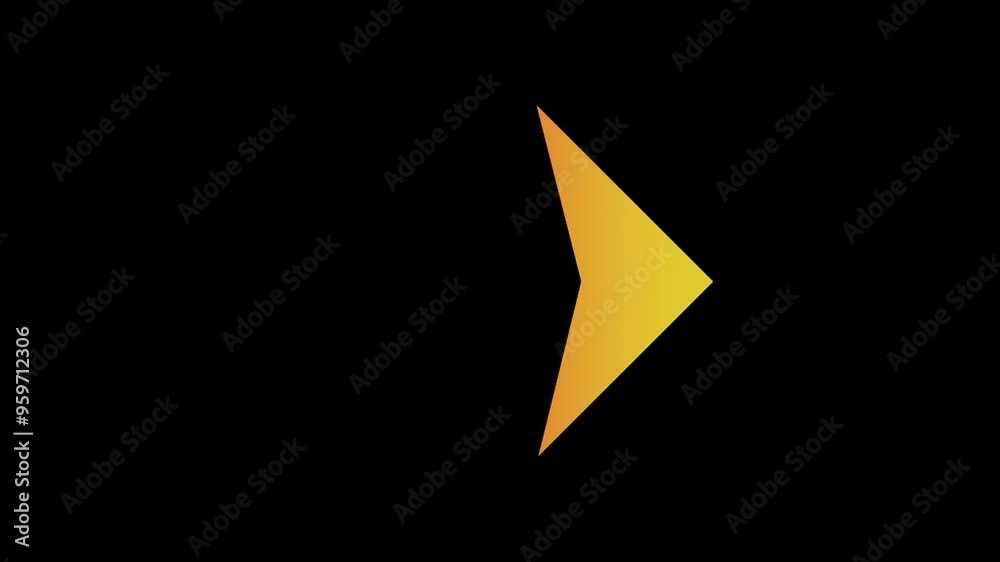 gradient arrows symbolizing forward movement and progress. 4k animation alpha channel gradient arrows symbolizing forward movement and progress. 4k animation alpha channel