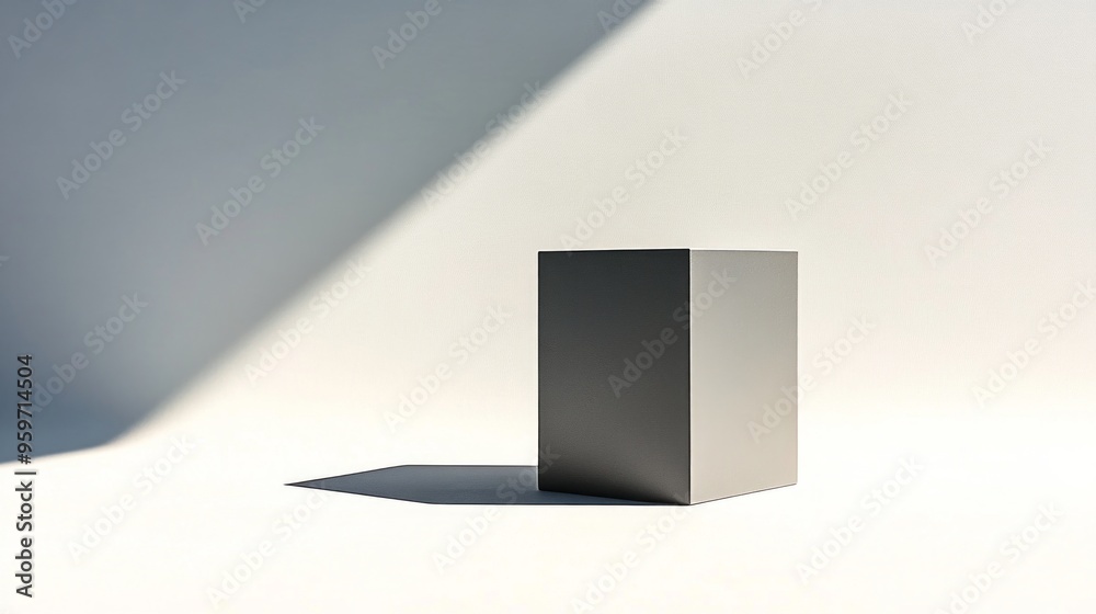 Geometric Shadow Play, a striking interplay of shapes and light, where a bold geometric form creates a captivating shadow on a smooth, unadorned surface. Geometric Shadow Play, a striking interplay of shapes and light, where a bold geometric form creates a captivating shadow on a smooth, unadorned surface.