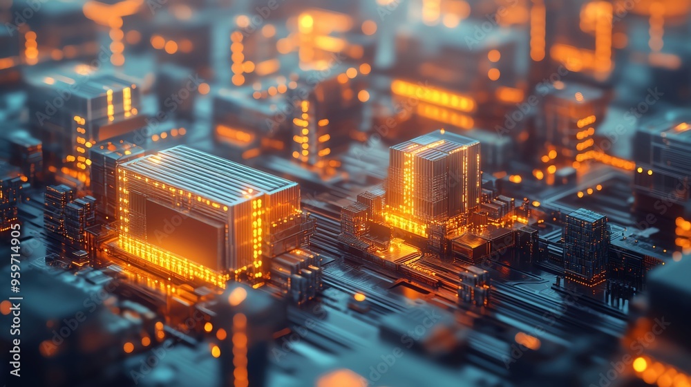 Digital twin of a global supply chain, visualized with AI simulations, advanced logistics Digital twin of a global supply chain, visualized with AI simulations, advanced logistics