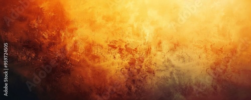 Warm grainy gradient with amber and burnt orange, 4K hyperrealistic photo