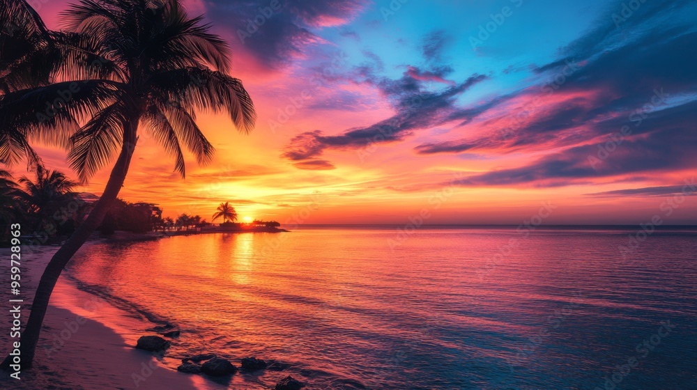 Tropical Sunset Paradise