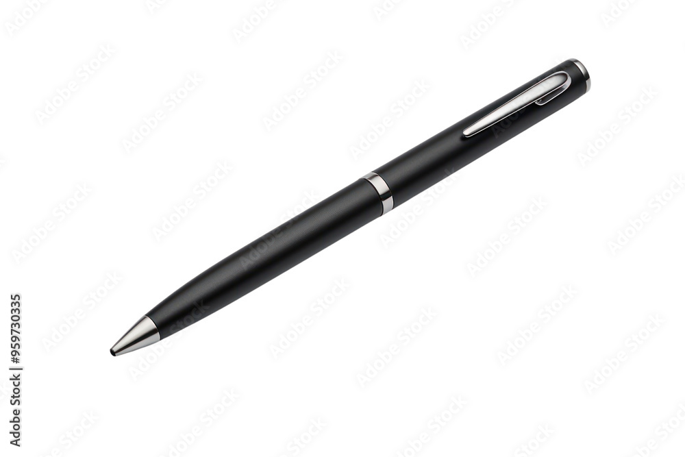 A stylus pen for use with touchscreen devices, isolated on white background A stylus pen for use with touchscreen devices, isolated on white background
