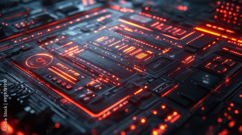 Futuristic Cyber Interface Futuristic Cyber Interface