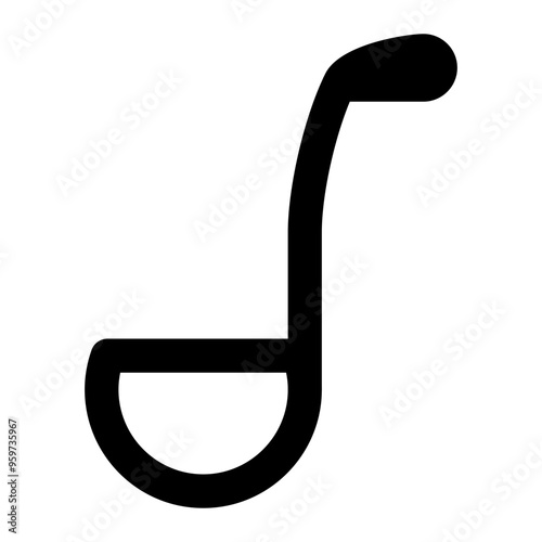 ladle, scoop, spoon, kitchen, utensils outline icon