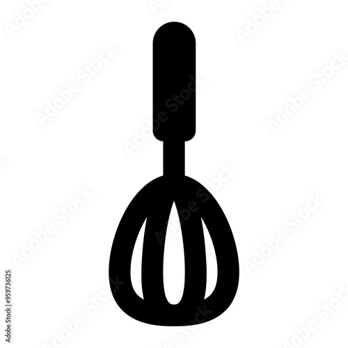 whisk, mixer, kitchen, utensils, cooking outline icon
