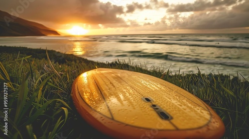 Surfboard outdoors surfing nature