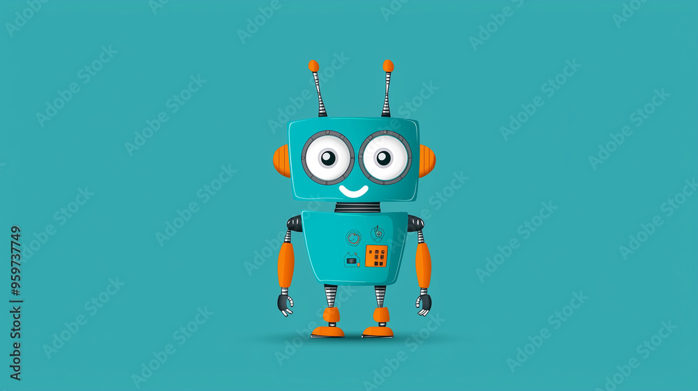 Cute and Simple Robot Clipart Cute and Simple Robot Clipart