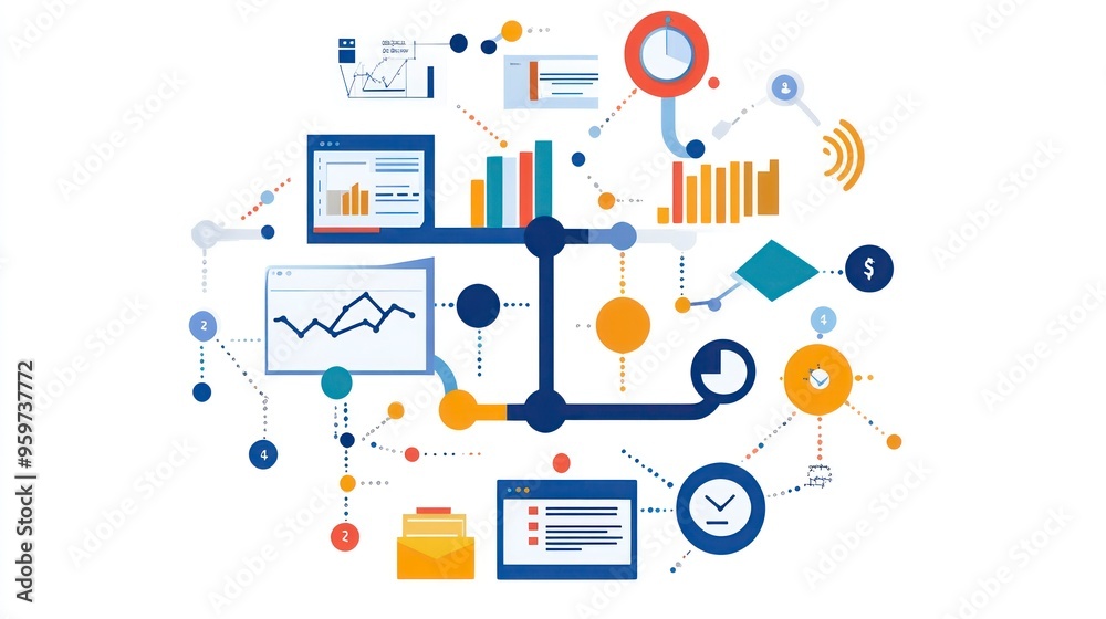 Data Analysis & Business Growth, Connected Visuals Data Analysis & Business Growth, Connected Visuals