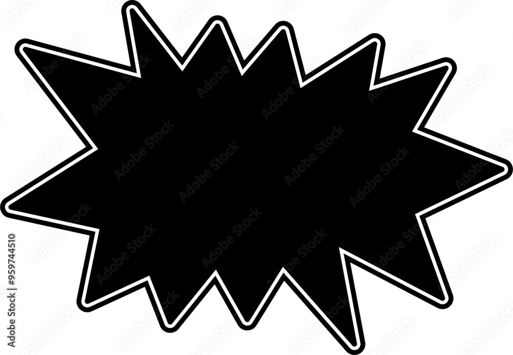 Comic shout black explode. Fit for manga working.