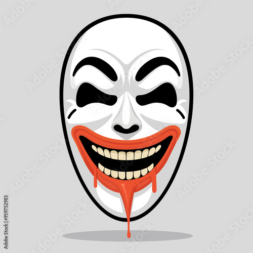 A Halloween Horror Insidious Grin Sinister Smile