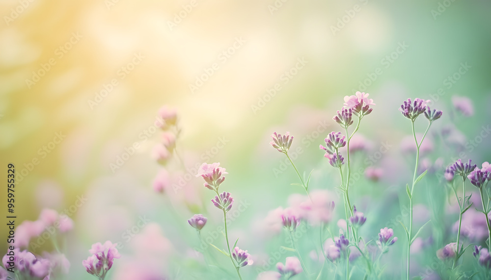 Fototapeta premium A single pastel color, such as mint green or lavender, providing a soothing and simple backdrop
