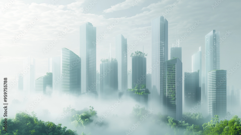 Obraz premium Futuristic city