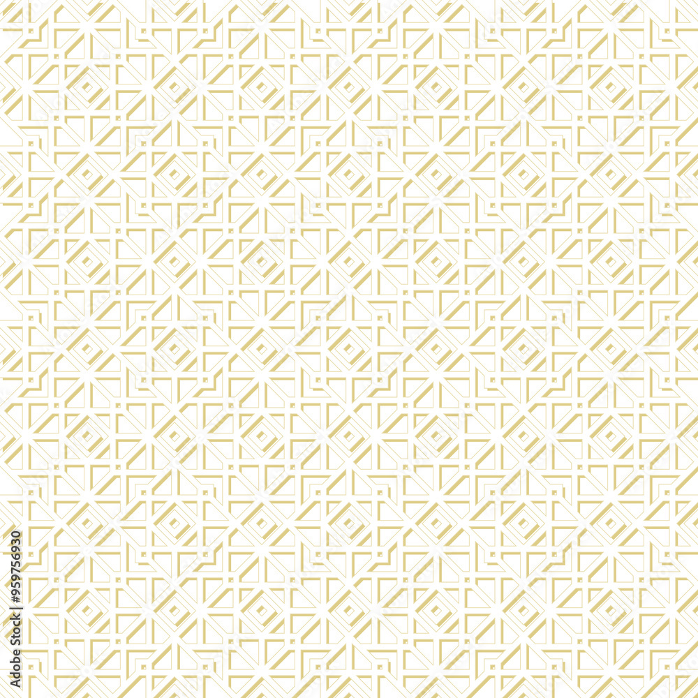 Fototapeta premium Oriental Islamic Ornament for Seamless Pattern Design