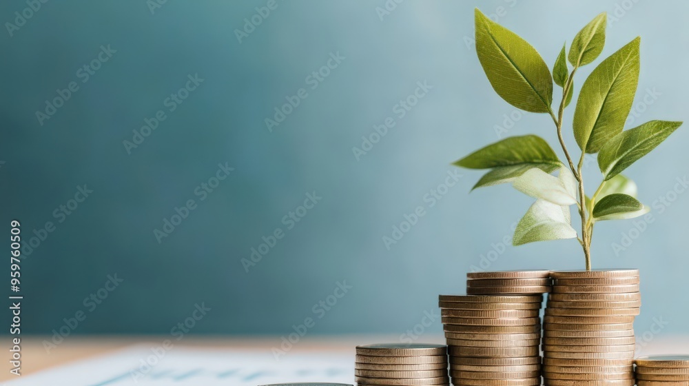 Nurturing Financial Growth: A Symbol of Prosperity and Success Through Nature and Investment Nurturing Financial Growth: A Symbol of Prosperity and Success Through Nature and Investment