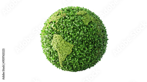 Green Earth Globe Ecology Concept photo