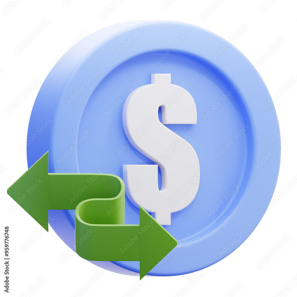 Money Back Guarantee 3D Illustration Money Back Guarantee 3D Illustration