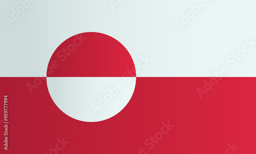 Free Download Greenland national flag. Coutry identity - GFXLoad