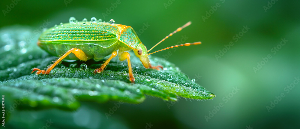 Organic Pest Management, sustainable farming, blank space for text Organic Pest Management, sustainable farming, blank space for text