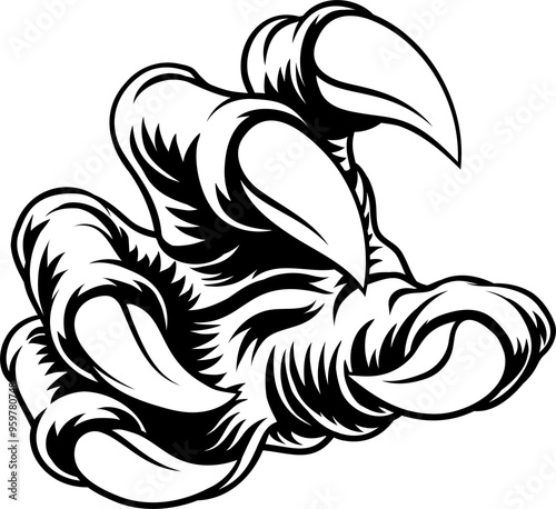 Claw Monster Hand Dragon Di...