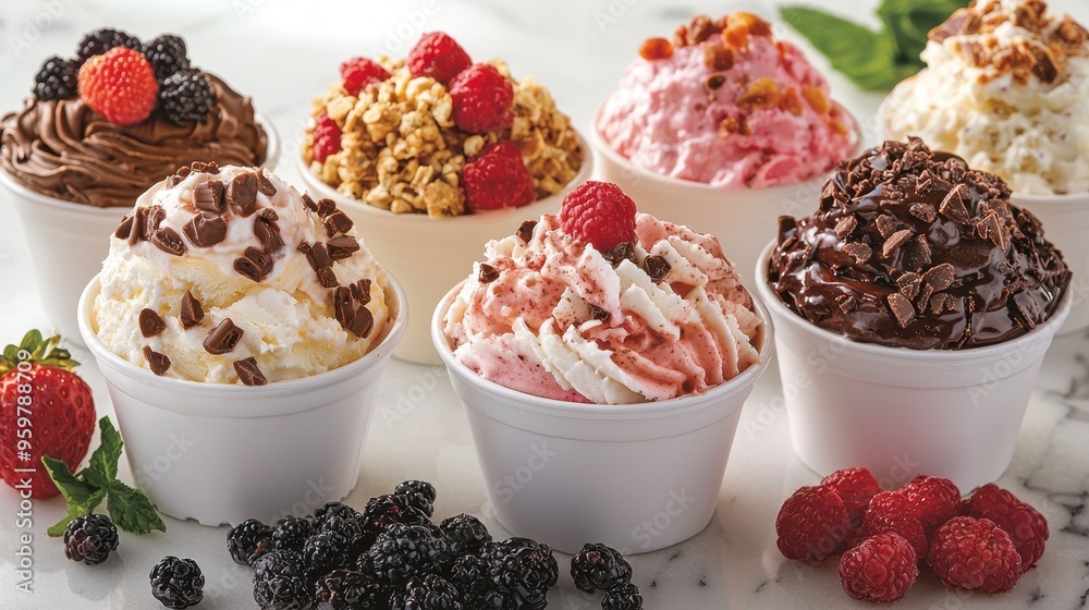 Seasonal Flavor Innovation Collection: Artistic Displays of Limited-Time Flavors Evoking Excitement and Anticipation Seasonal Flavor Innovation Collection: Artistic Displays of Limited-Time Flavors Evoking Excitement and Anticipation