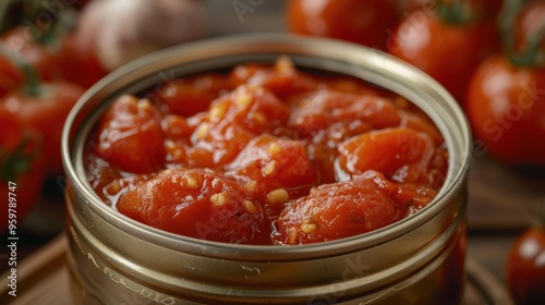 Canned Tomatoes: Available as whole, diced, or crushed, these preserved tomatoes are ideal for making sauces, soups, and stews. 