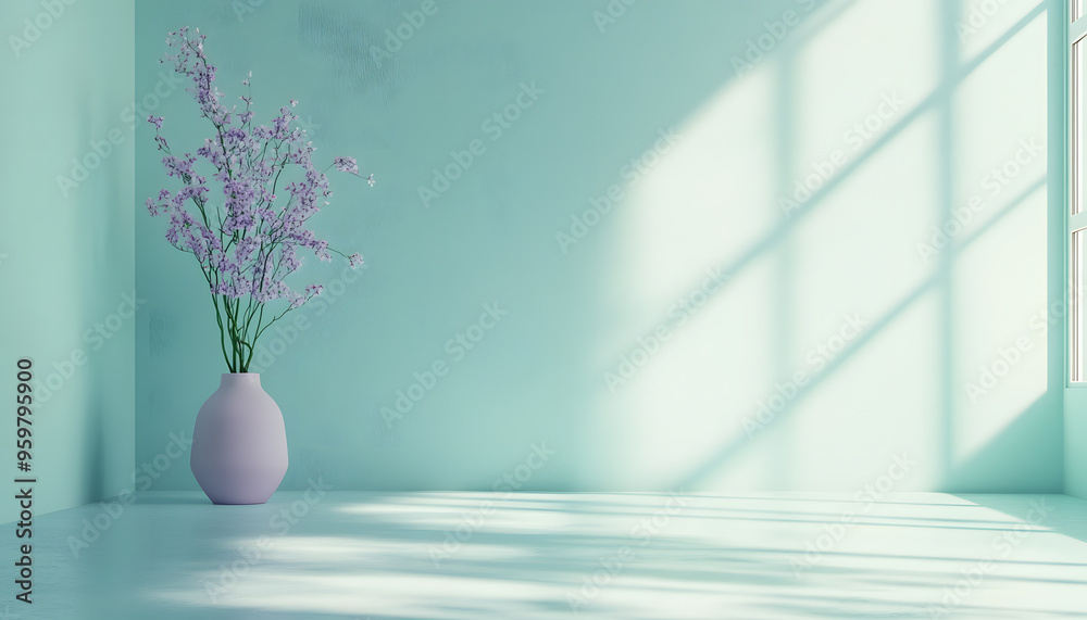 A single pastel color, such as mint green or lavender, providing a soothing and simple backdrop A single pastel color, such as mint green or lavender, providing a soothing and simple backdrop