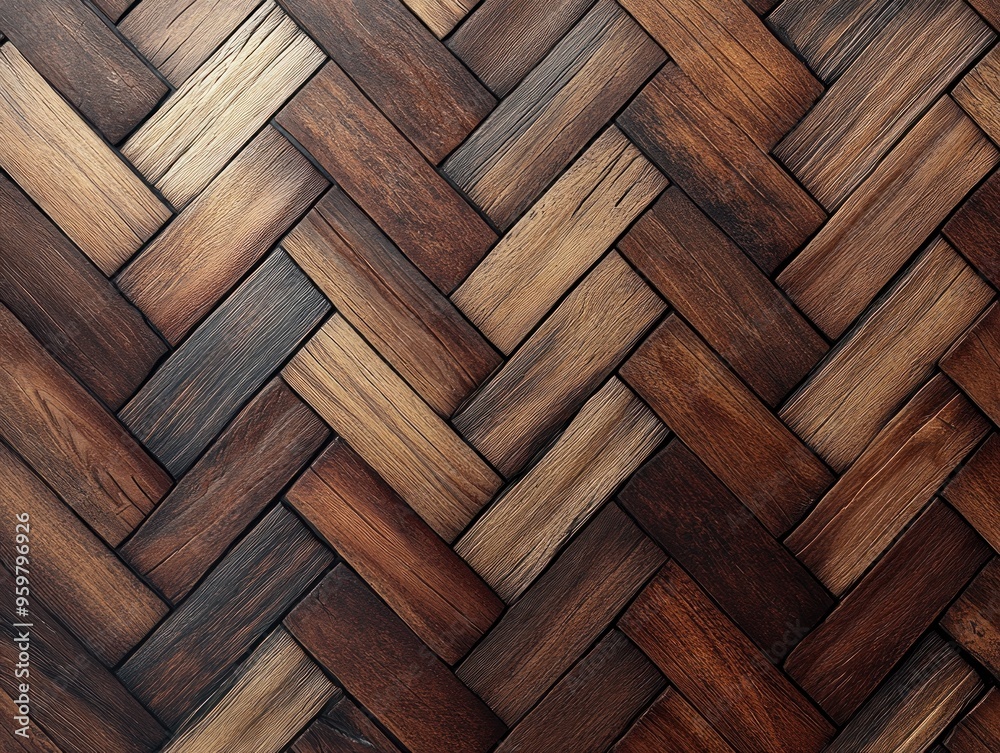 photo of a dark wood floor texture background