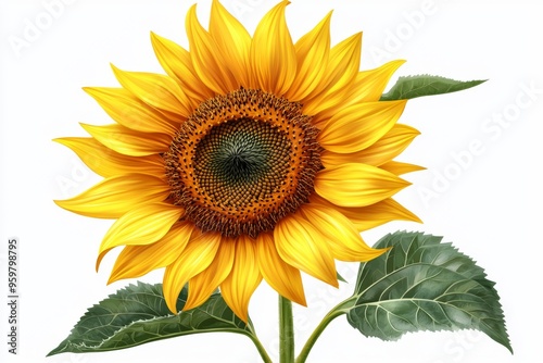 A vibrant sunflower in full bloom