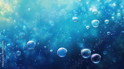 Bubbles in water