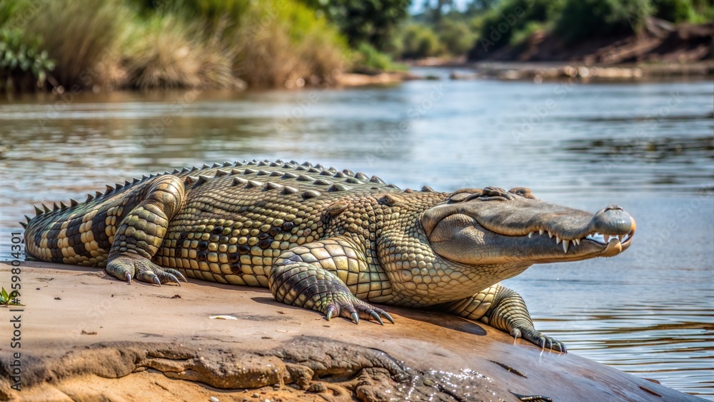 a nile crocodile a nile crocodile