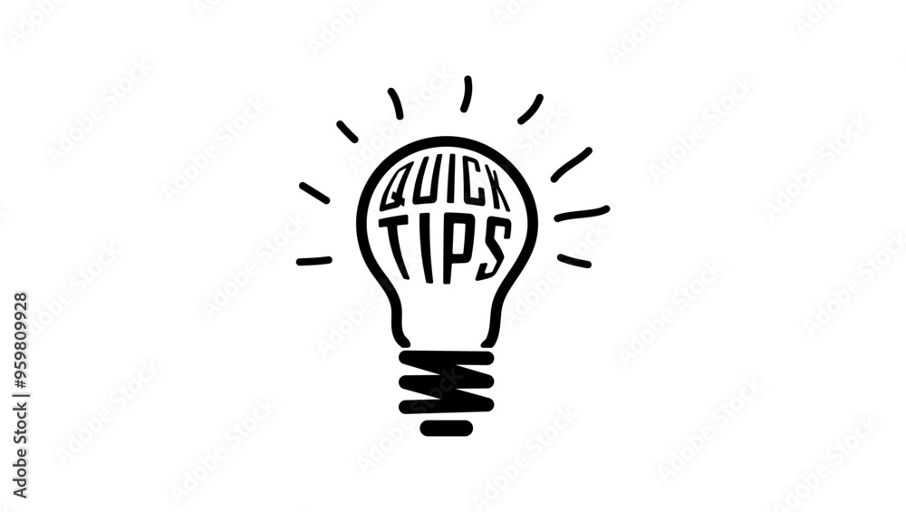 Quick tips, black isolated silhouette Quick tips, black isolated silhouette