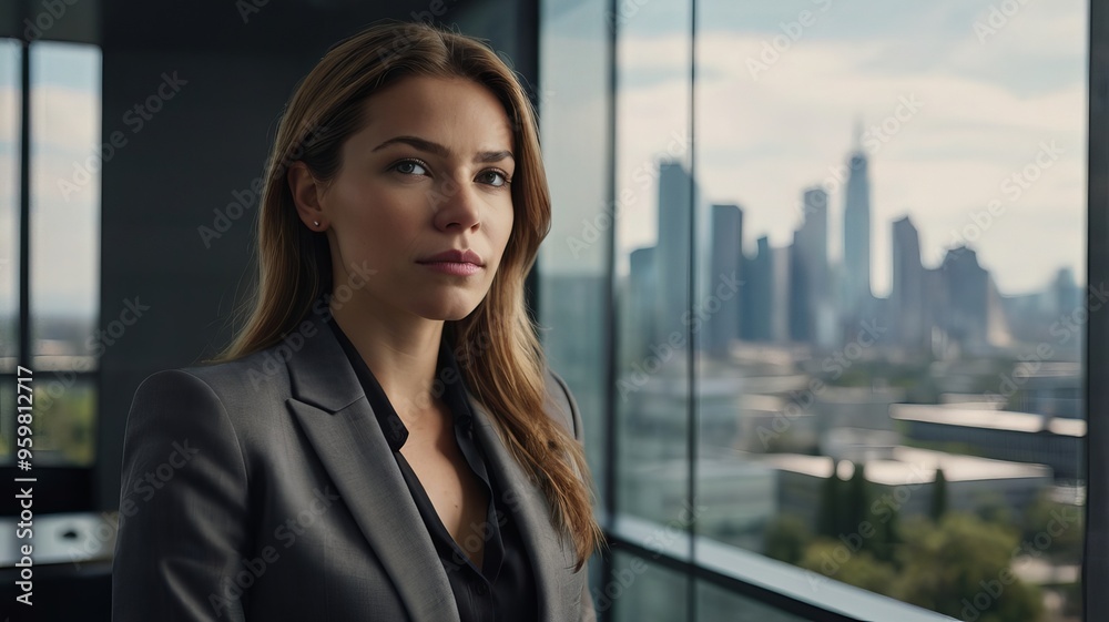 professional business women portrait in the office working , women CEO , business women , ai generated professional business women portrait in the office working , women CEO , business women , ai generated