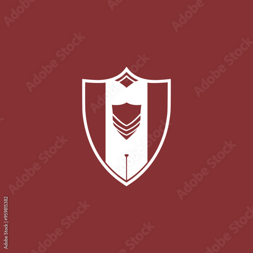 soccer club sport emblem badge shield logo vector illustration template design