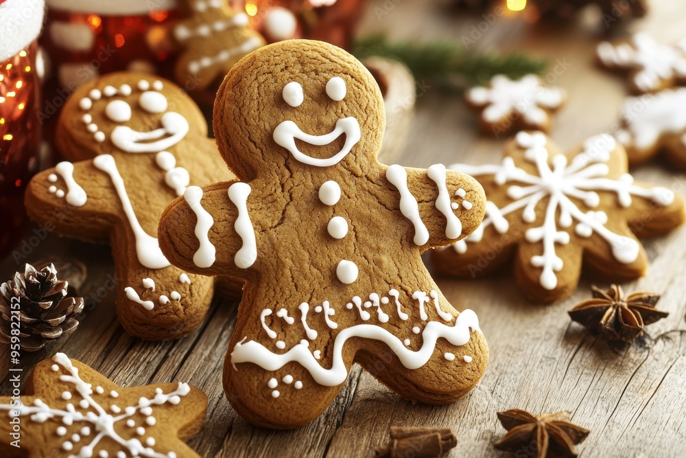 Gingerbread Man Christmas Cookies. Gingerbread Man Christmas Cookies.