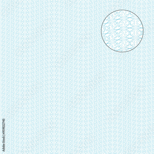 General purpose wavy protective guillotine grid with an flowers pattern