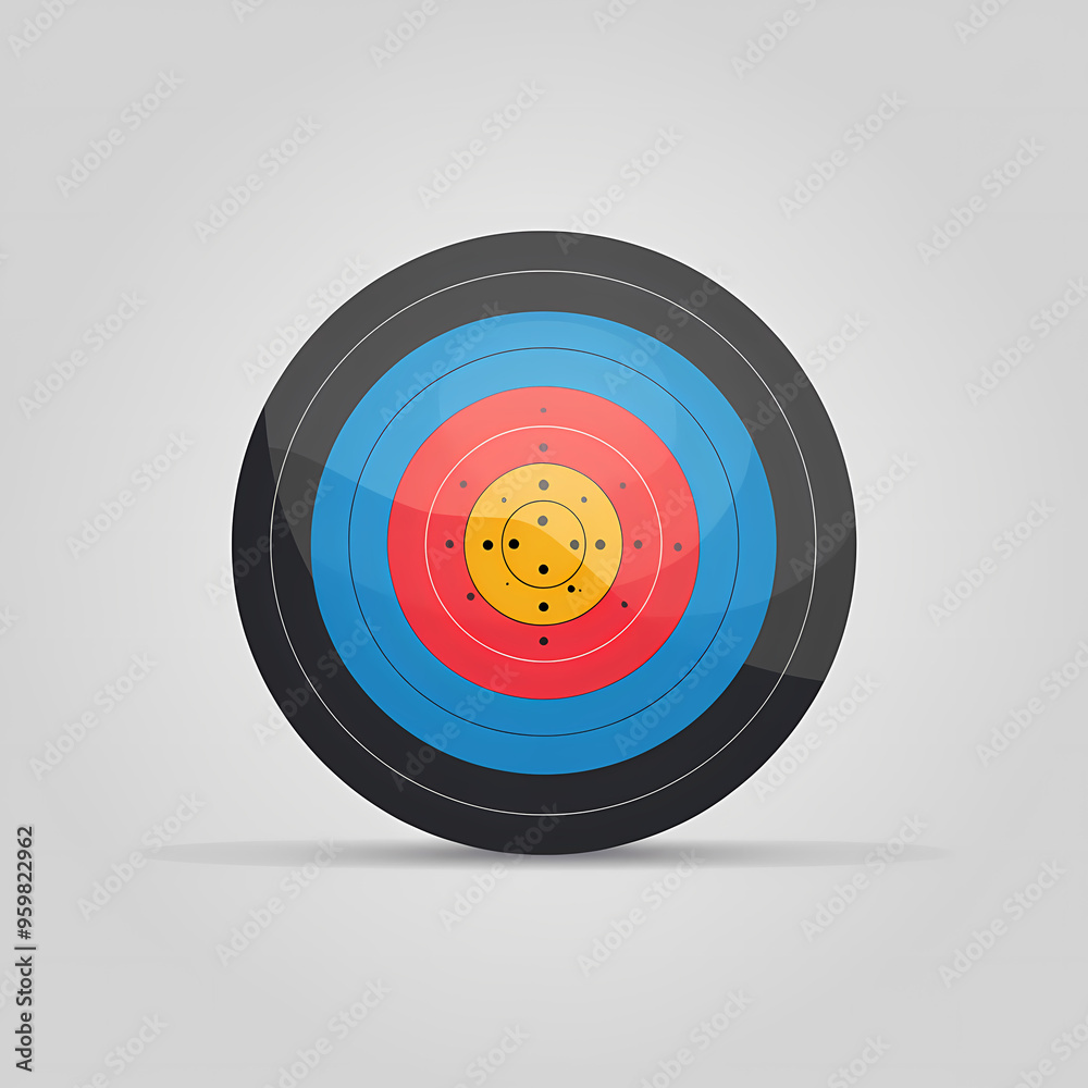 illustration of a archery target illustration of a archery target