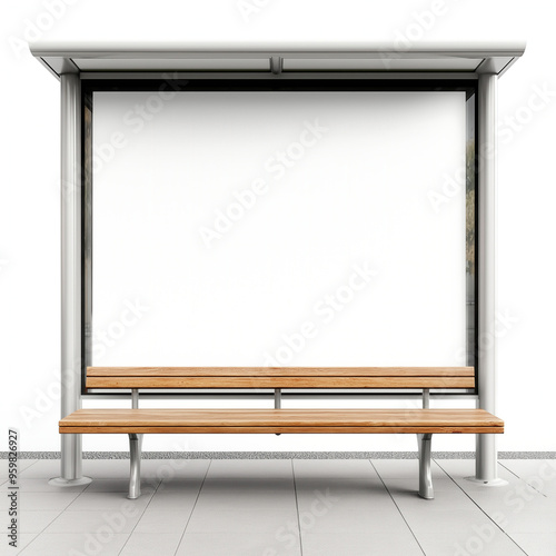 Bus Shelter Isolated