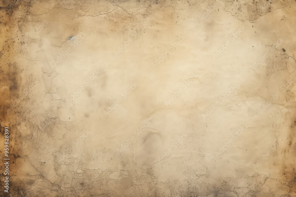Processed collage of ancient scroll sheet of brown aged paper texture. Background for banner Processed collage of ancient scroll sheet of brown aged paper texture. Background for banner