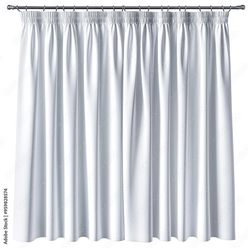 Obraz premium Kitchen Curtains Isolated