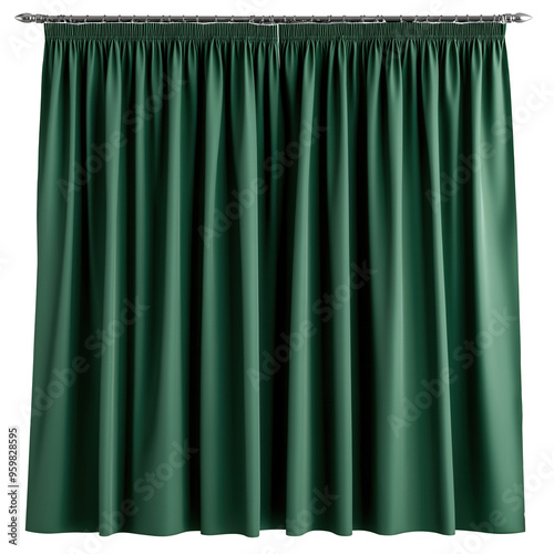 Kitchen Curtains Isolated