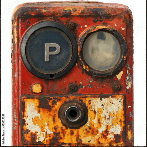 Parking Meter Isolated